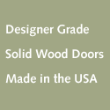 designer grade, solid wood doors